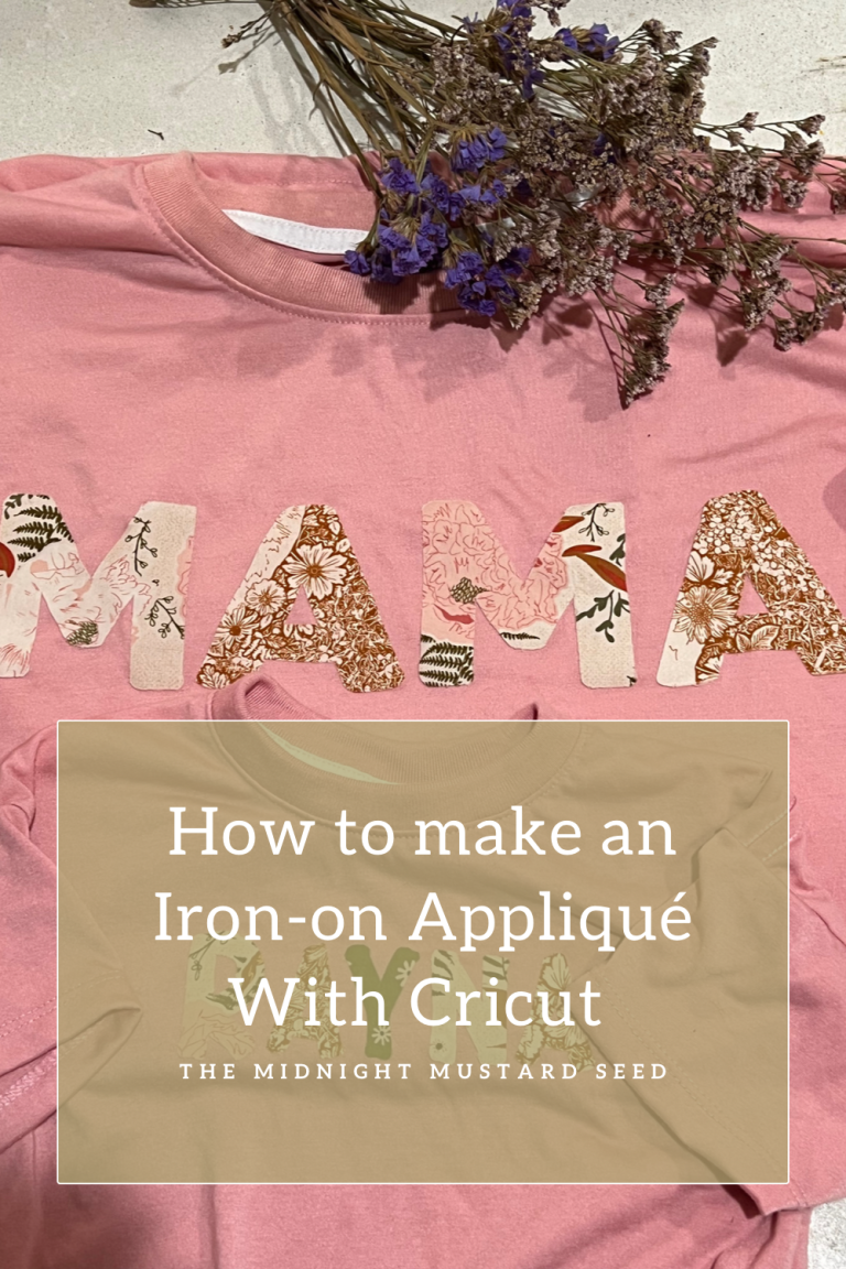 Make an appliqué with Cricut Maker 3