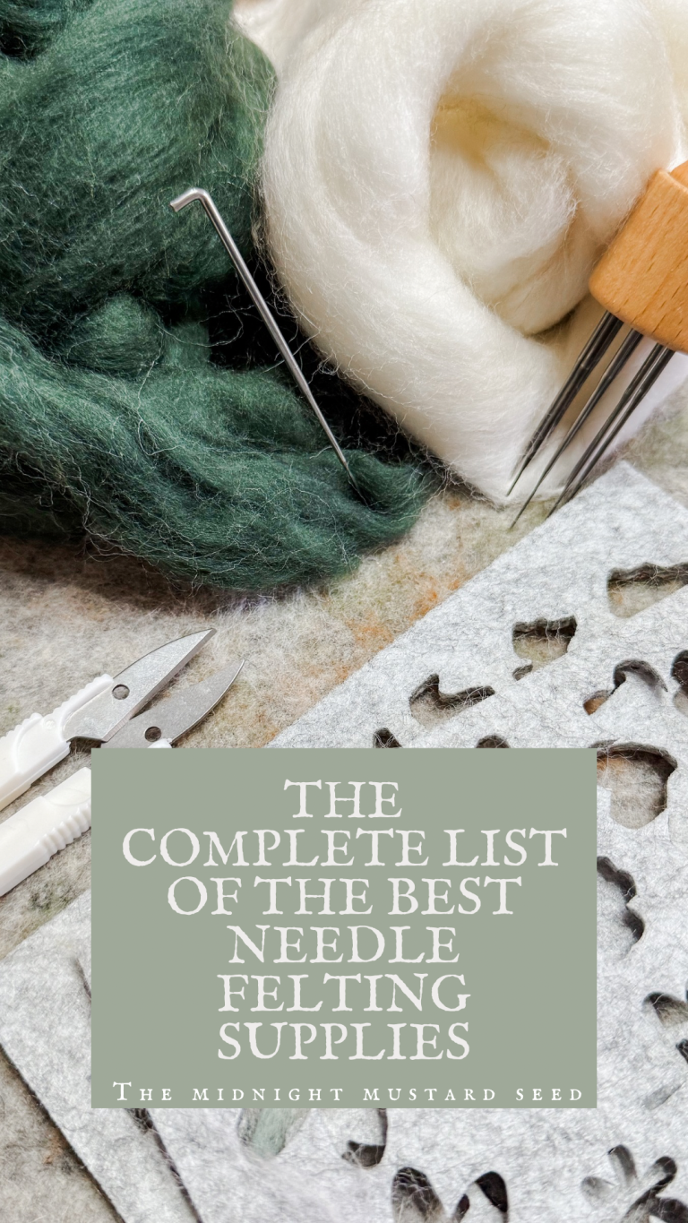 The Complete List of the Best Needle Felting Supplies