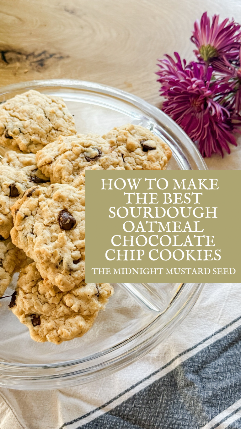 The Best Sourdough Oatmeal Chocolate Chip Cookies