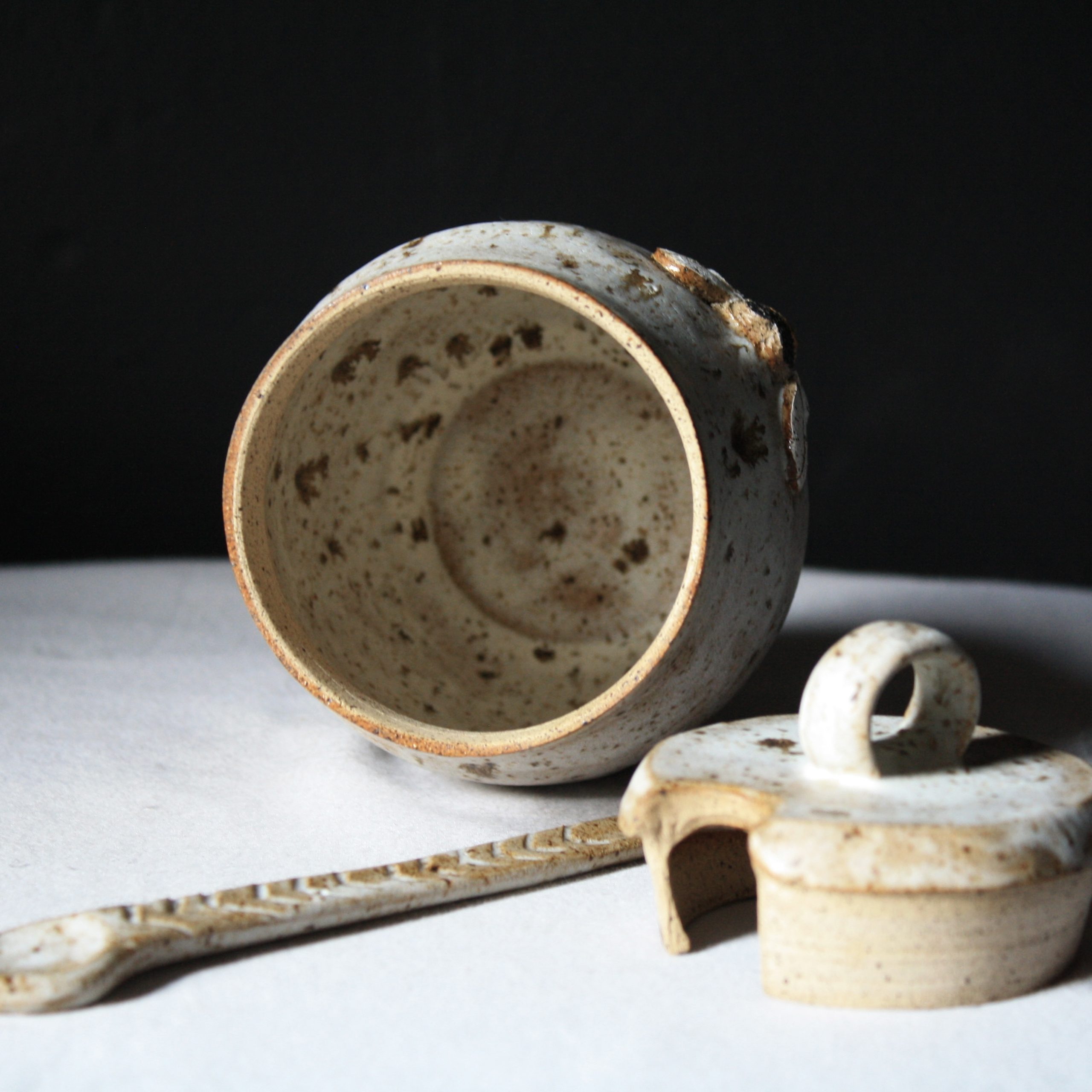 Handmade Ceramic Honey Pot - Image 3