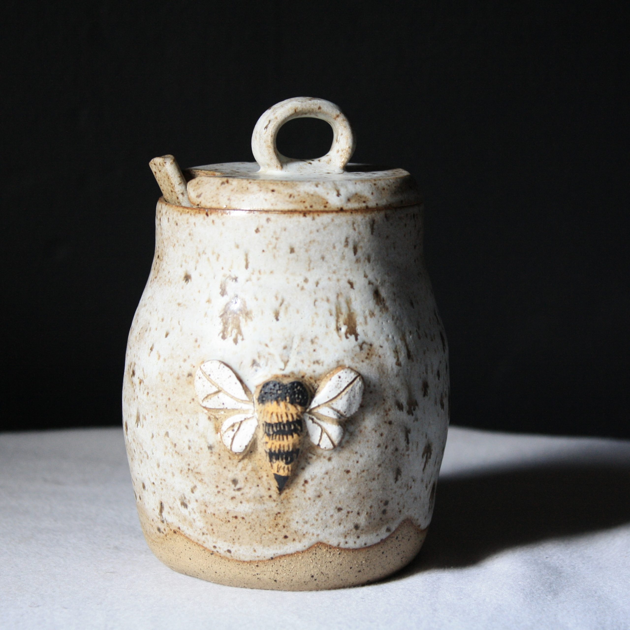 Handmade Ceramic Honey Pot - Image 4