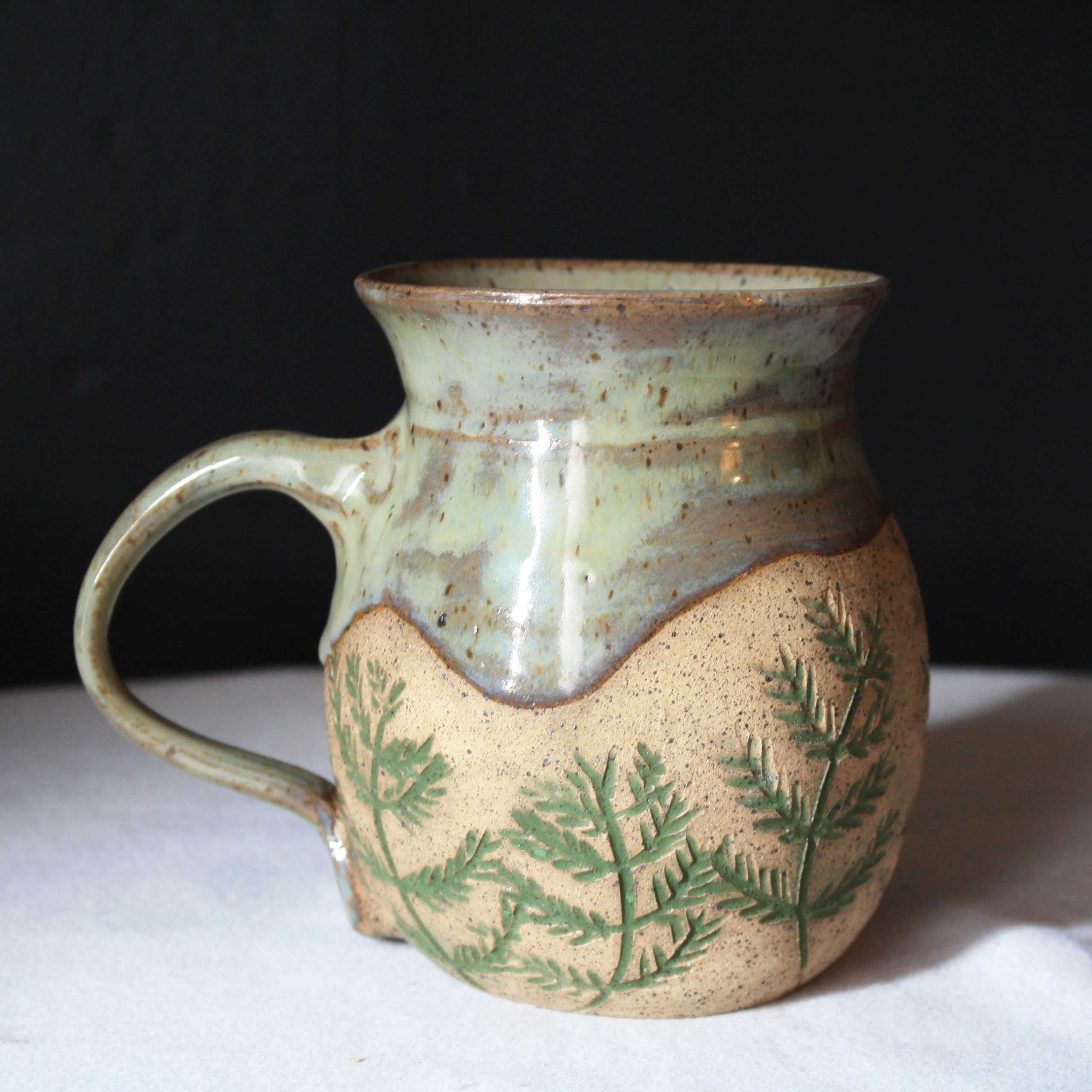 Handmade Fern Mug