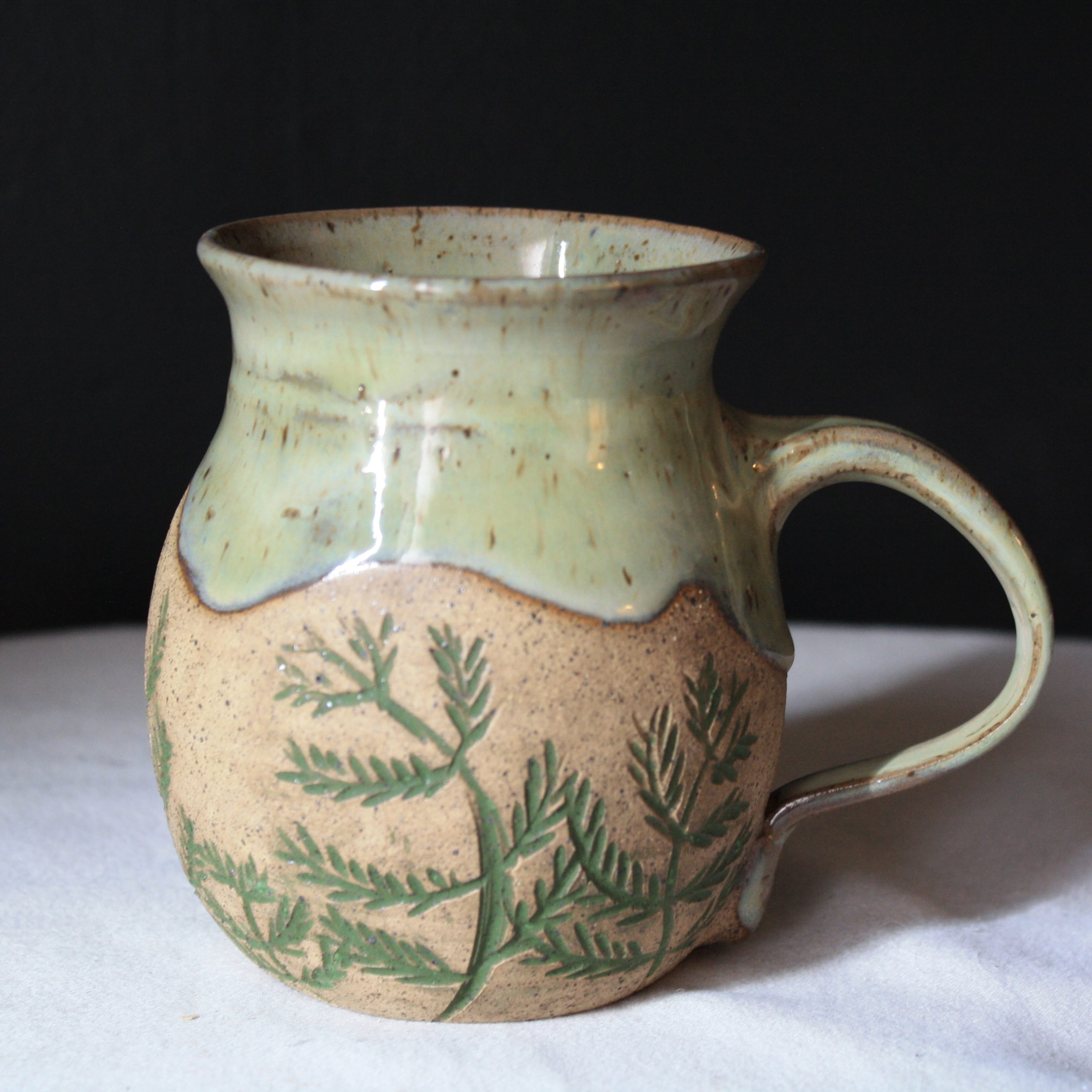 Handmade Fern Mug - Image 3