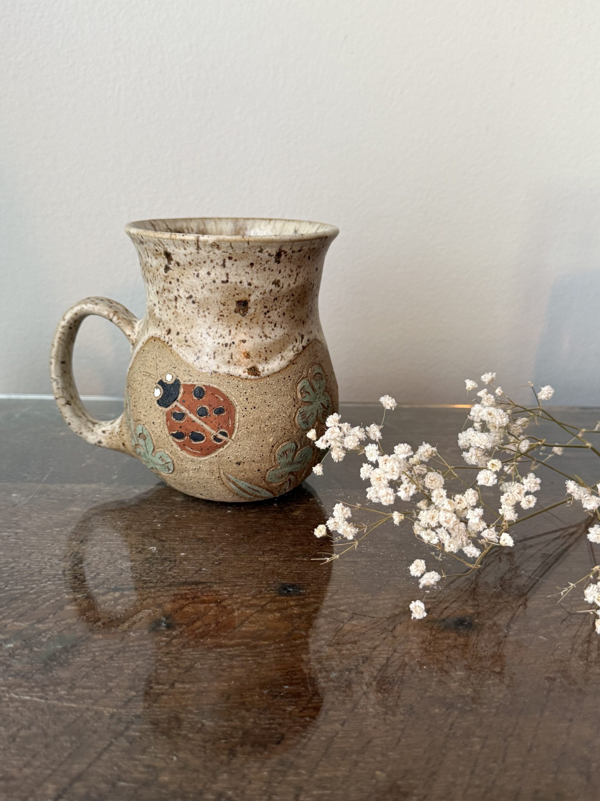 Handmade Ladybug Mug - Image 3