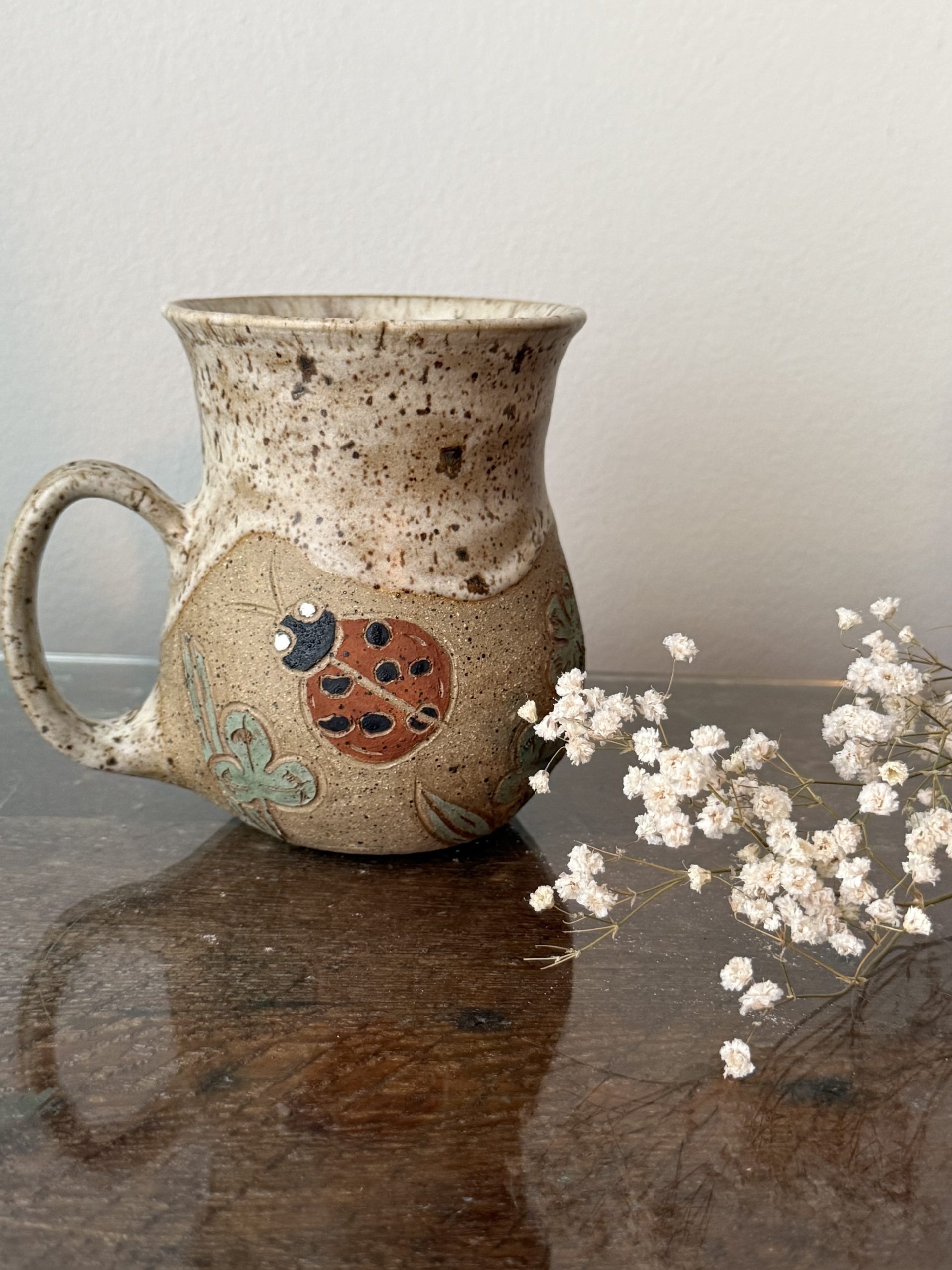 Handmade Ladybug Mug - Image 4