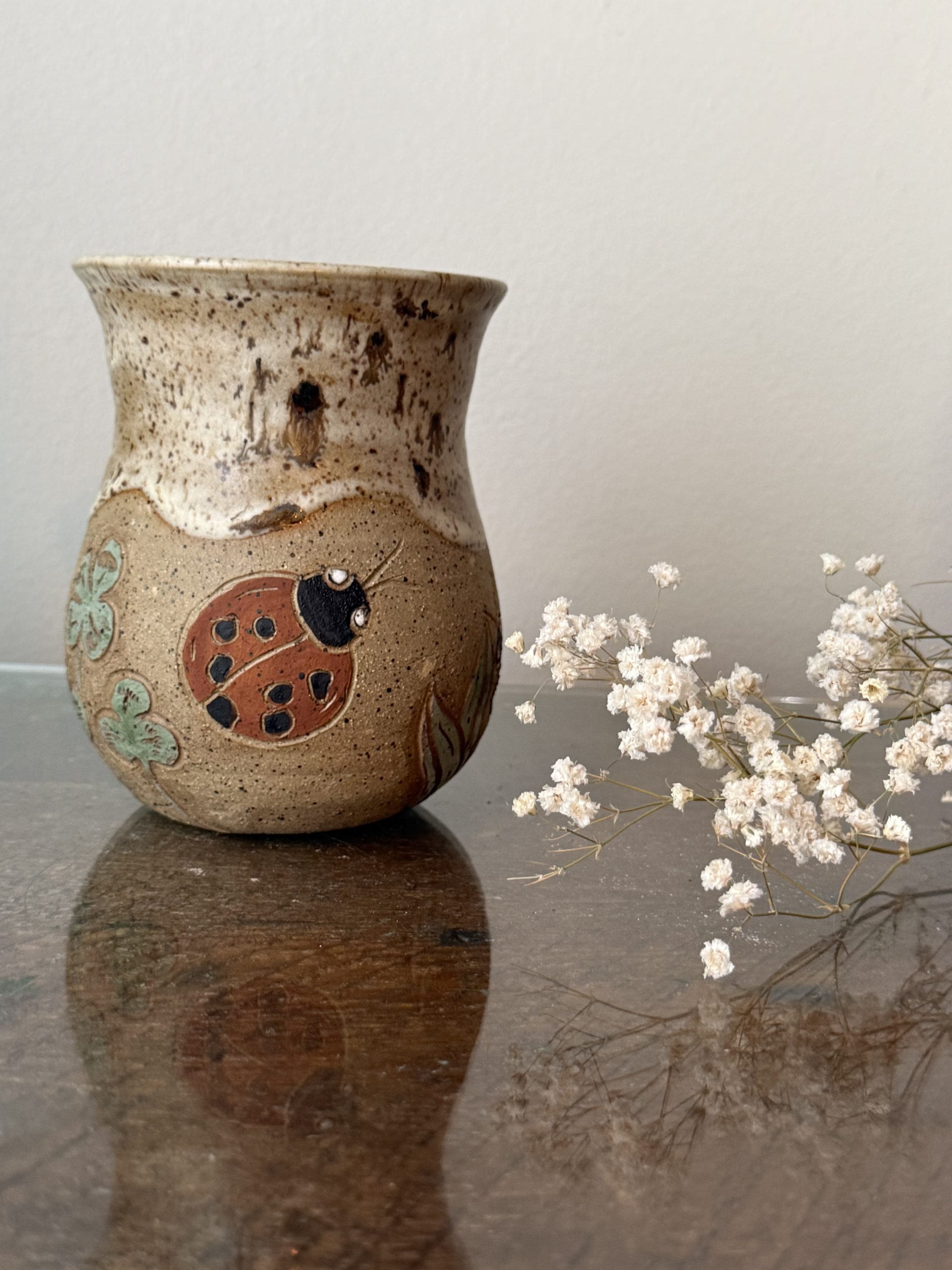 Handmade Ladybug Mug - Image 2