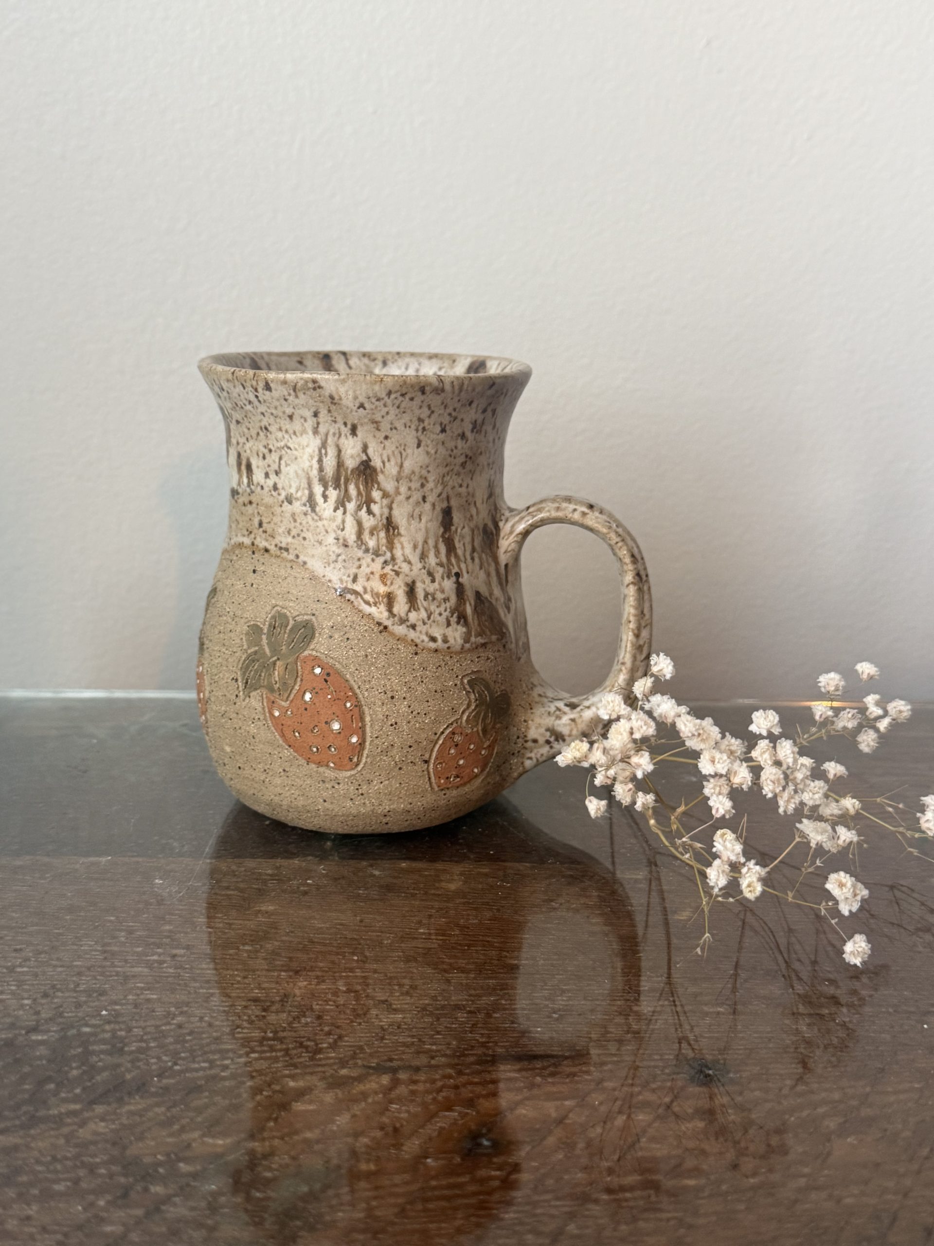 Handmade Strawberry Mug - Image 4