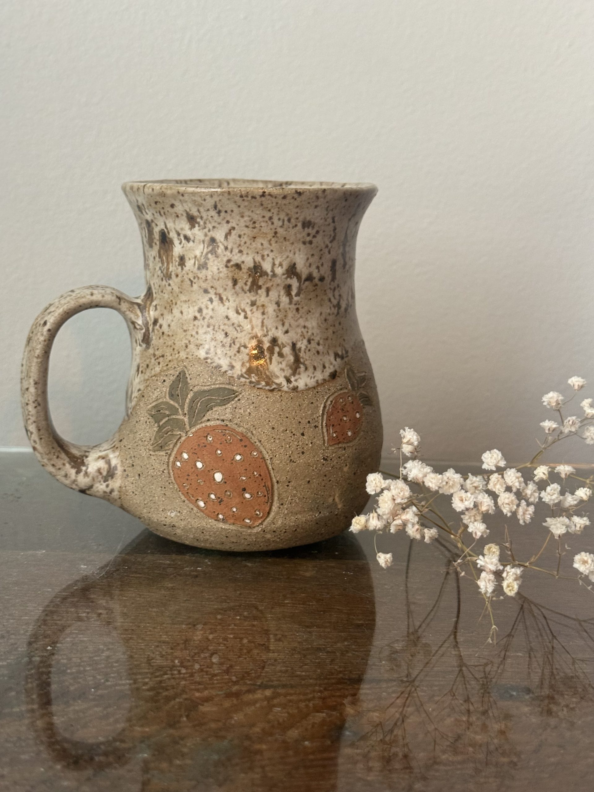 Handmade Strawberry Mug