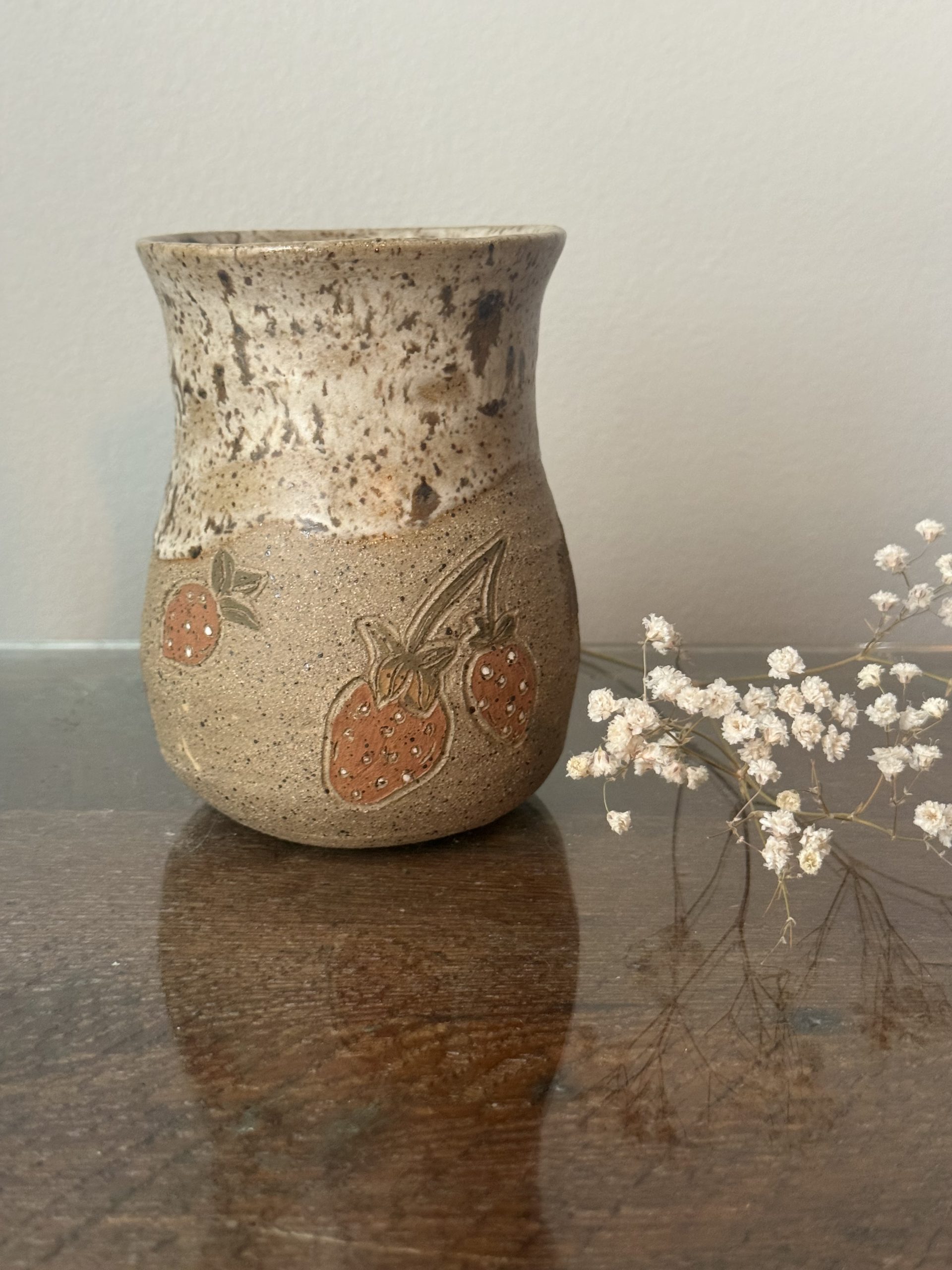 Handmade Strawberry Mug - Image 3