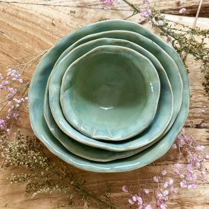 Handmade Ceramic Nesting Bowls