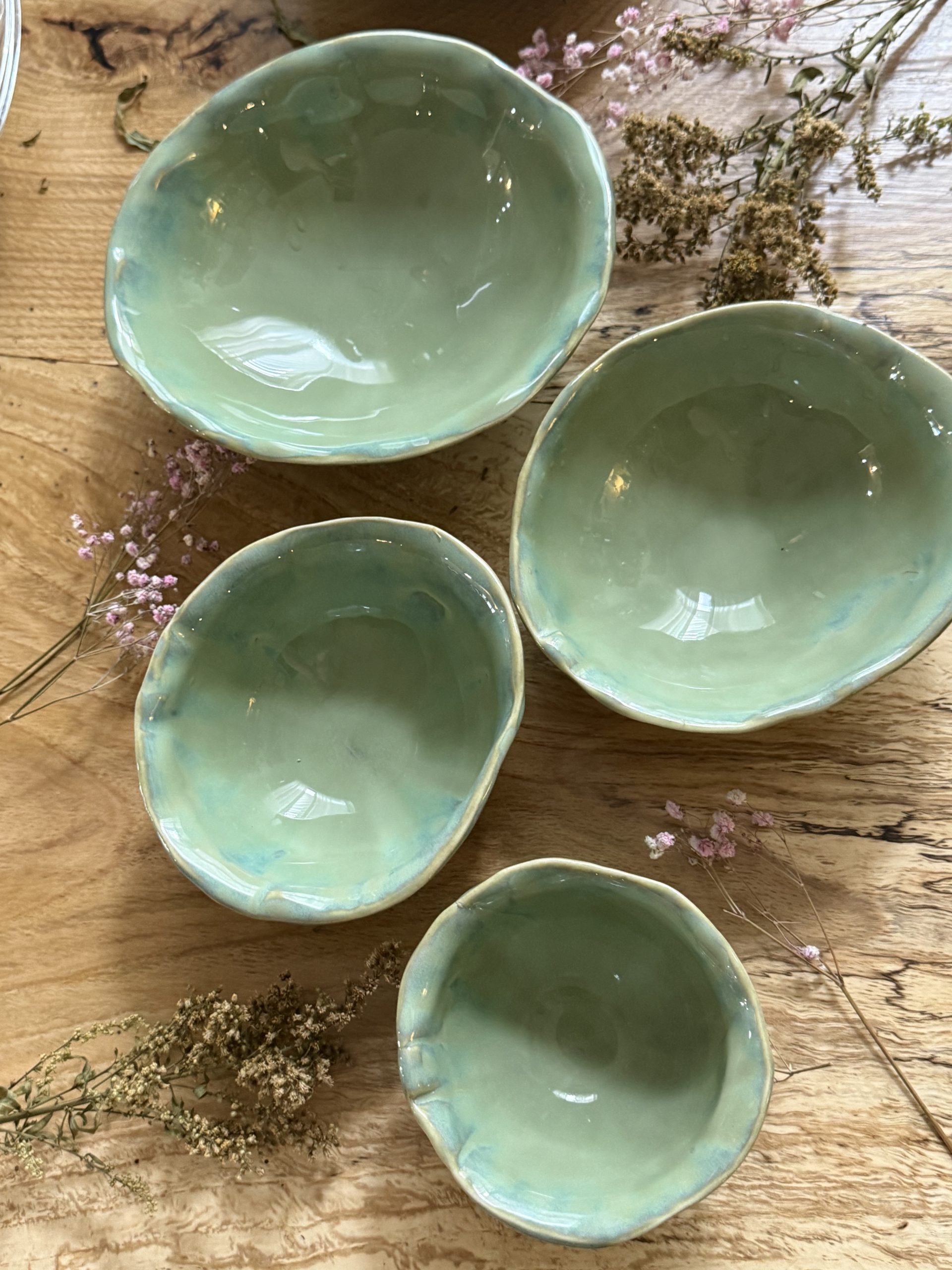 Handmade Ceramic Nesting Bowls - Image 3